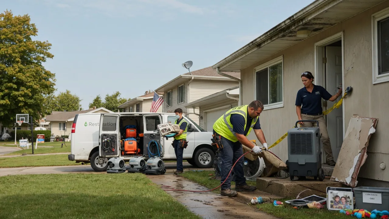 Water Damage Restoration in Golden Gate, IL near me